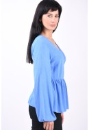 Bluza Dama Selected Slframi Wrap Ultramarine